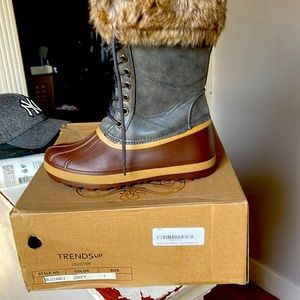 Women waterproof duck boots